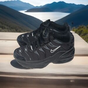 Nike Air Max Plus GS Black Pure Platinum Sneakers 306120-053 Youth Size 11C